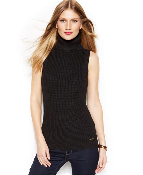 michael kors sweaters sale|Michael Kors sleeveless turtleneck sweater.